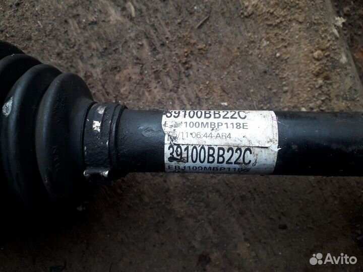 Привод правый Ниссан Кашкай 2,0 39100вв22С