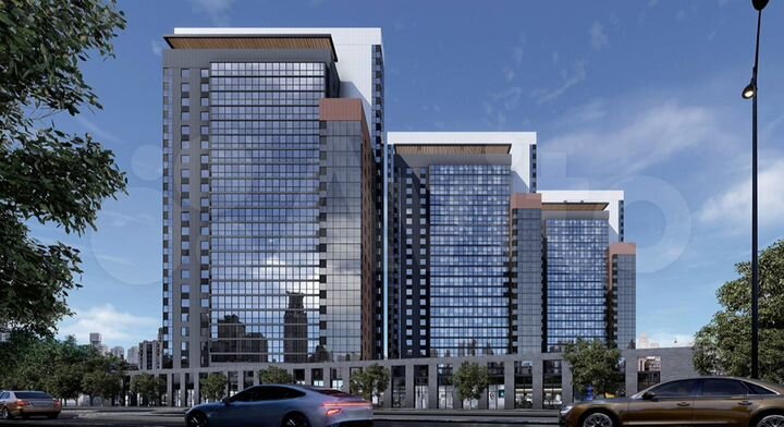 3-к. квартира, 83,9 м², 23/25 эт.