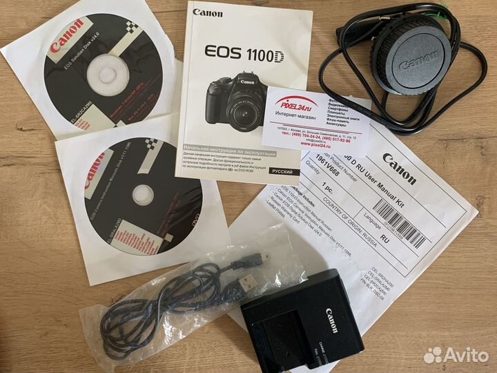 Зеркальный фотоаппарат canon eos 1100d