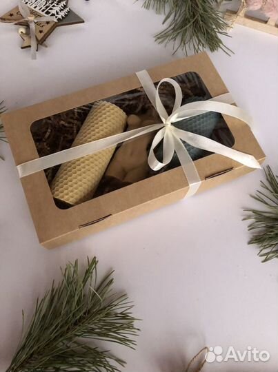 Подарочные наборы свечей ручной работы