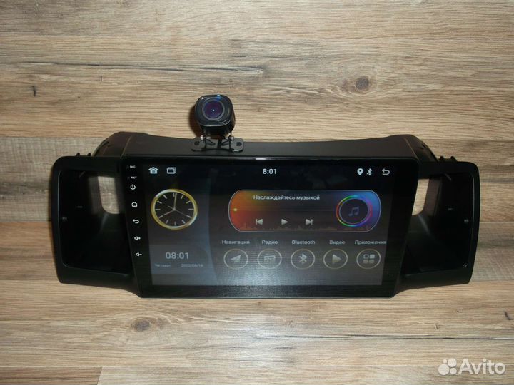 Магнитола Toyota Corolla E120 Android с камерой