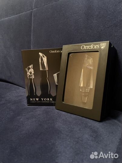 Декоративная пробка для бутылки Orrefors Carat