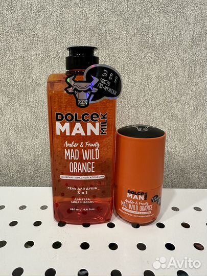 Dolce milk мужской набор, гель+дезодорант