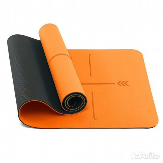 Коврик для йоги и фитнеса,пилатеса нескользящий