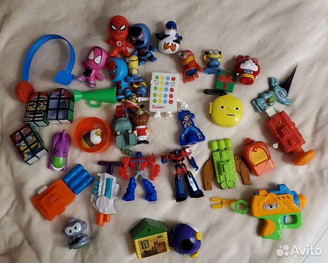 Игрушки из Бургер кинга, Макдональдса и другие