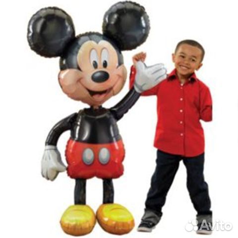 Ходячий шар Микки маус 132см