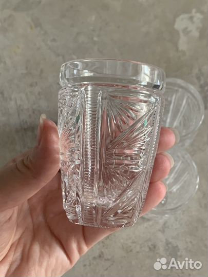 Стопки хрустальные