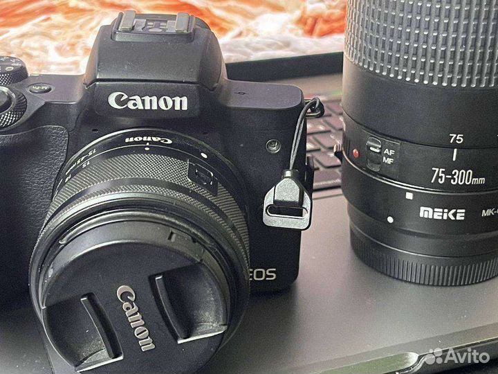 Canon EOS M50 Mark II + 15-45 IS STM Kit Black