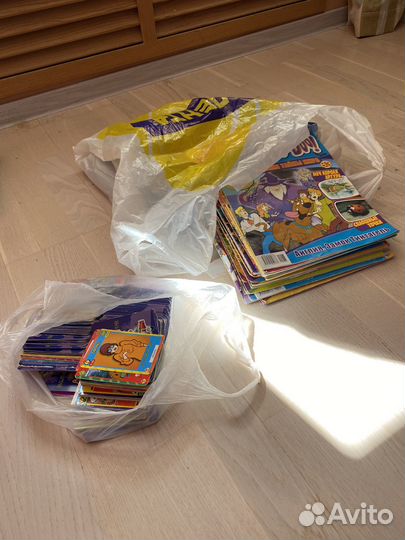 Журналы и карточки скуби ду