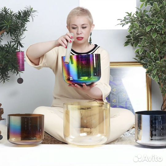 Сеанс звукотерапии хрустальными чашами