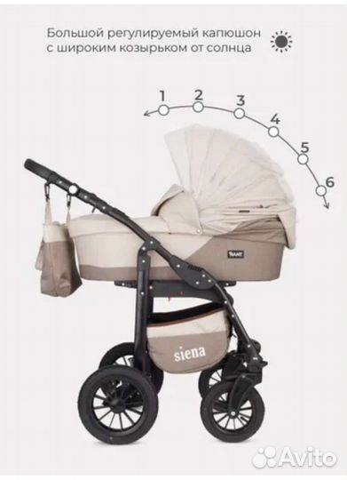 Коляска 2 в 1 siena rant
