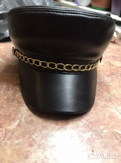 Картуз Кепа Кепи Кепка кожа