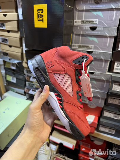 Nike Air Jordan 5 Raging Bull Red 41-45