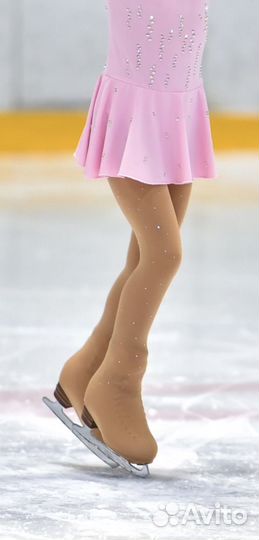 Колготки со стразами для фигурного катания новые