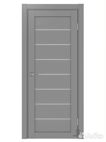 Дверь межкомнатная Оптима Порте 508, дуб серый