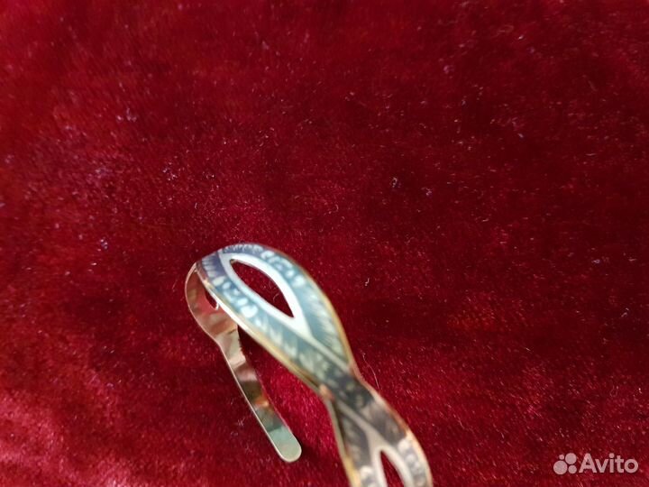 Винтажный серебряный браслет