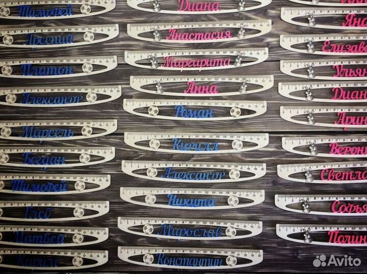 Именная линейка подарок на класс