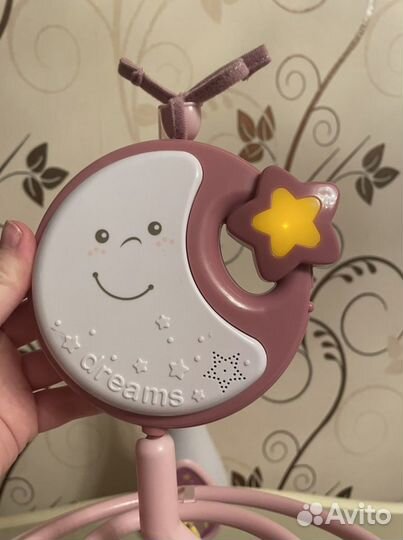 Мобиль в кроватку Chicco Next2Dreams розовый