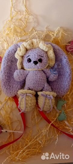 Игрушка зайка-лялька