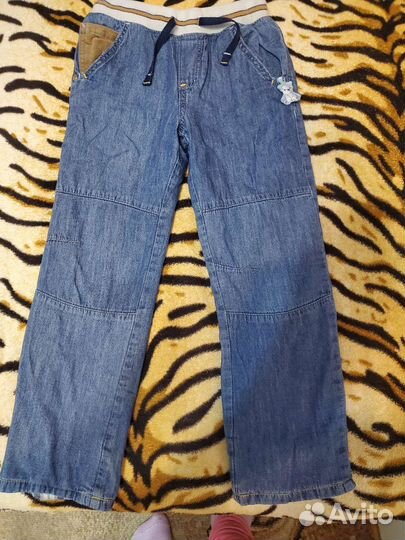 Утеплённые джинсы