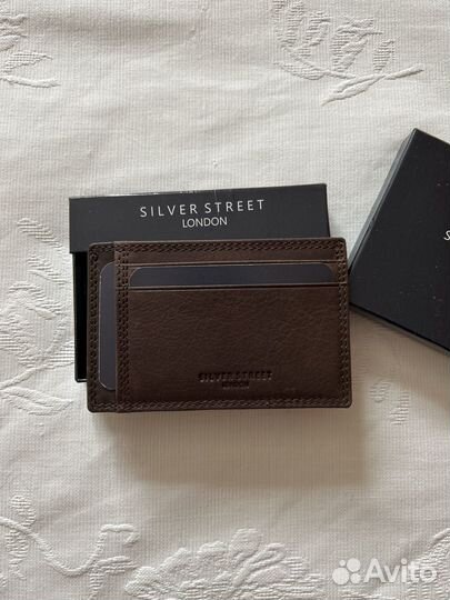 Кардхолдер silver street london нат кожа