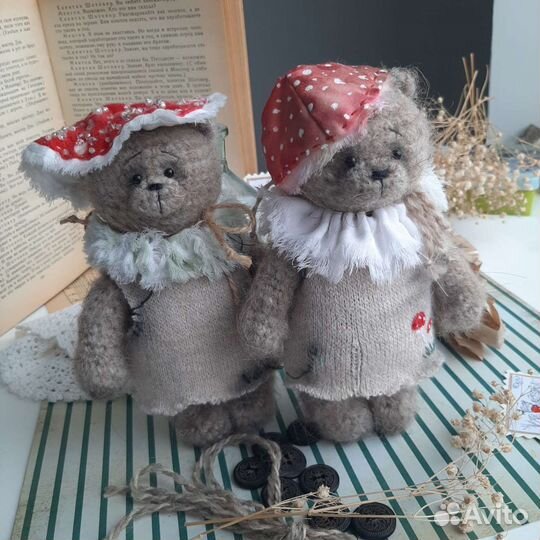 Мишка Тедди. Вязаная игрушка. Ручная работа