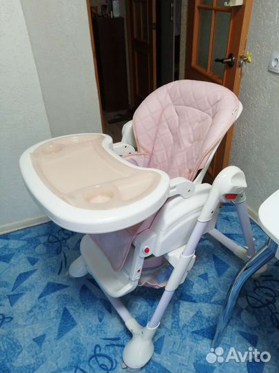 Стульчик для кормления, 2 в 1 шезлонг, с рождения