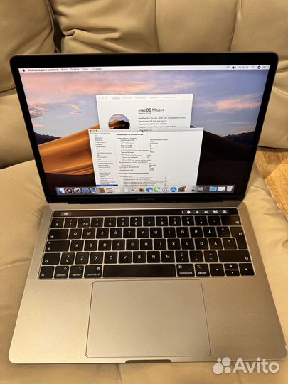 Macbook pro 13 2019 i5/16/256gb с нюансом