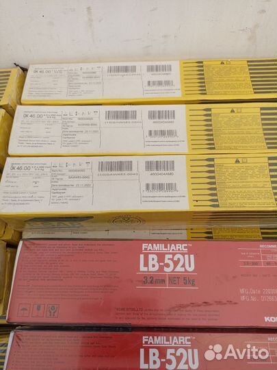 Электроды esab ок 46ф4;лб52уф3,2;2,6