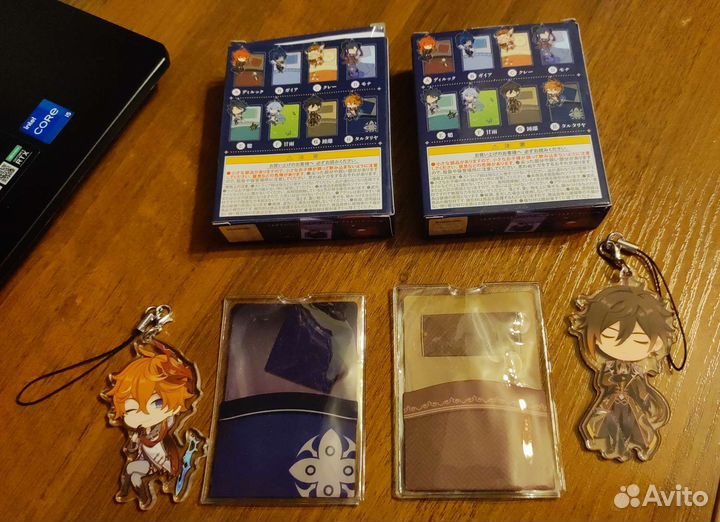 Брелки Тарталья Чжун Ли Genshin Геншин