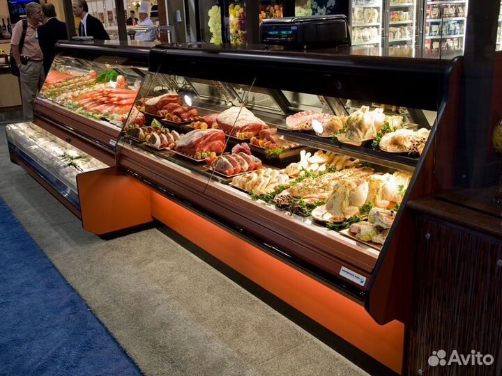 Холодильная витрина в продуктовый магазин