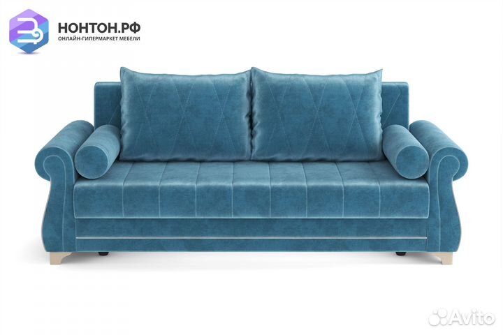 Диван книжка Порто М голубой