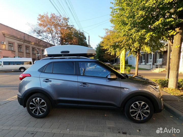 Бокс LUX tavr 450L серый мат на Hyundai Creta