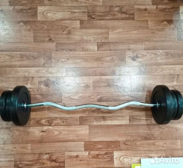 Штанга, Z-обр гриф, блины