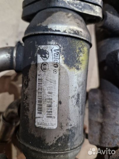 Выпускной коллектор и радиатор EGR, Kia D4EA