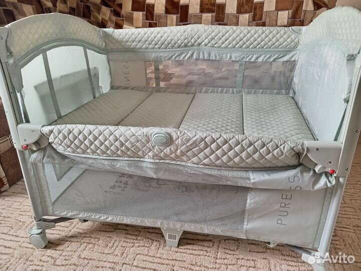 Детский складной манеж кровать happy baby wilson