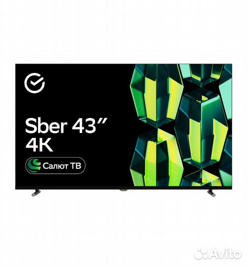 Телевизор Sber SDX-43U4124, 43