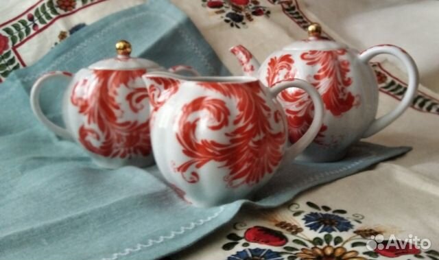 Сервиз чайный Жар-птица лфз СССР