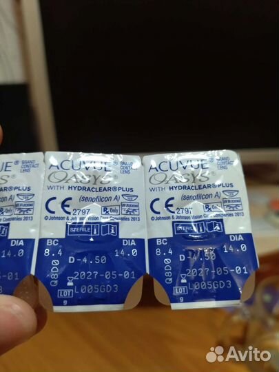 Линзы контактные acuvue oasys двухнедельные