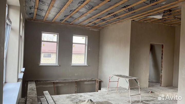 Механизированная штукатурка стен под ключ