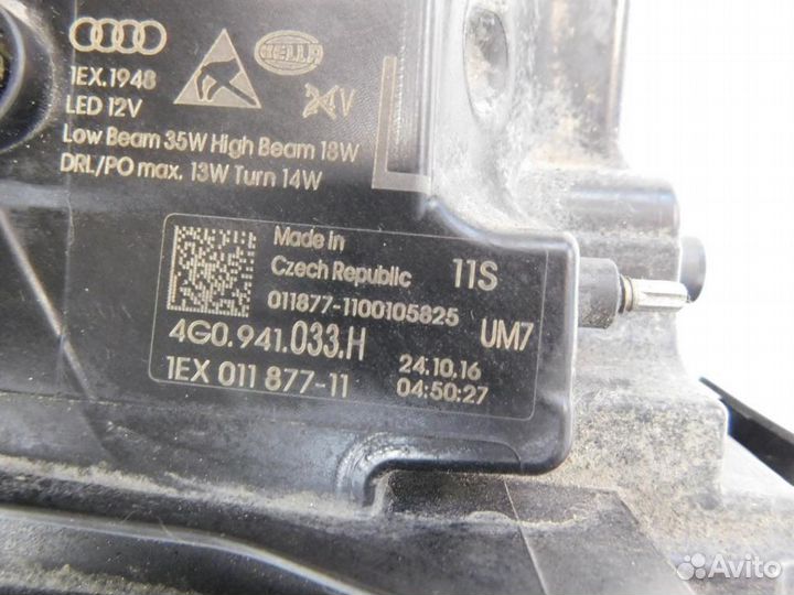 Фара левая Audi A6/RS6/S6