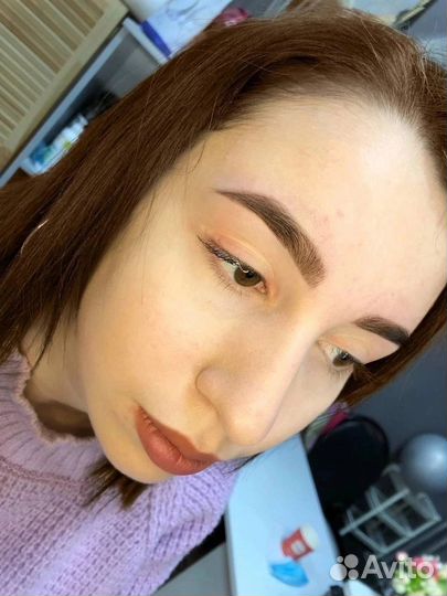 Оформление бровей