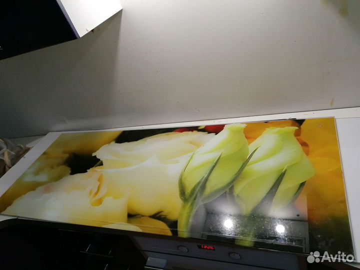 Фартук стеклянный для кухни