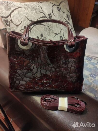 Сумка натуральная кожа оригинал бу фирмы vostro