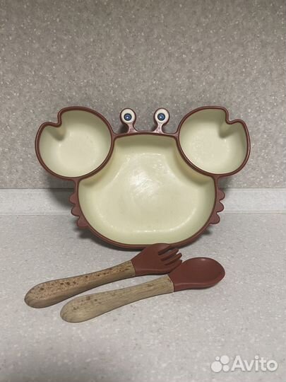 Детская силиконовая посуда