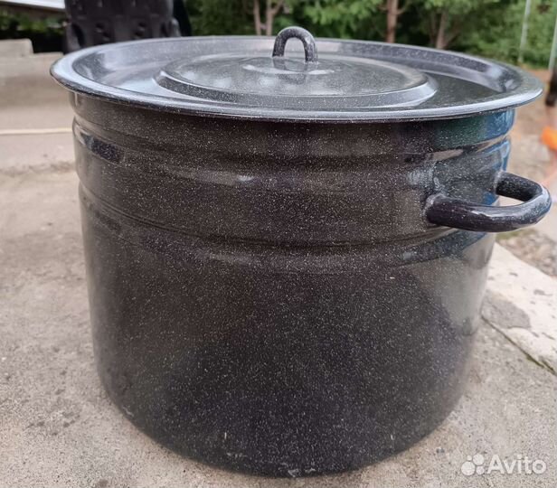 Кастрюля эмалированная 30 литров