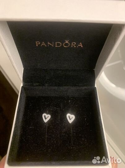 Pandora серьги оригинал