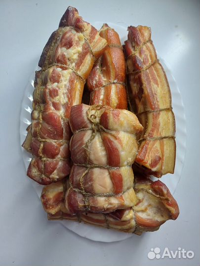 Копченая грудинка по- домашнему