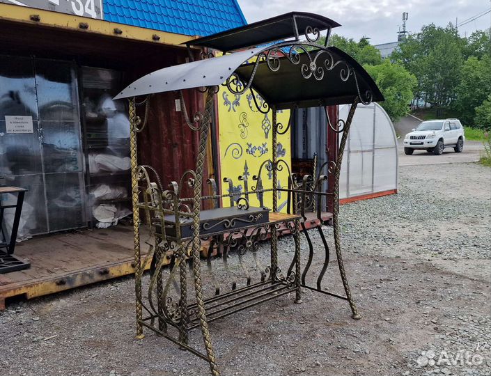 Мангал с мангальной зоной