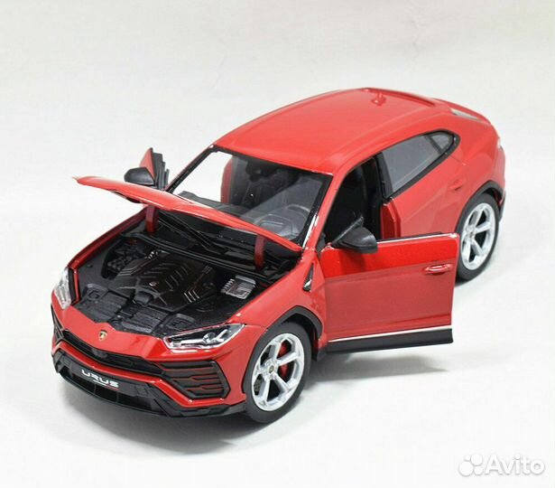 Модель Lamborghini Urus Welly масштаб 1/24 красная